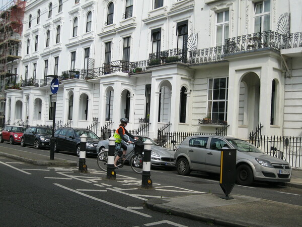 The photo for Quietway 7 in Westminster - west section.