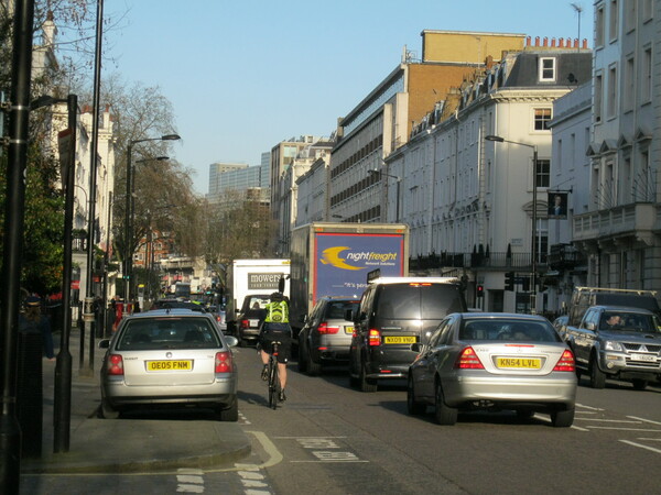 The photo for Cycle Superhighway 5 in Westminster (via Belgrave Road).